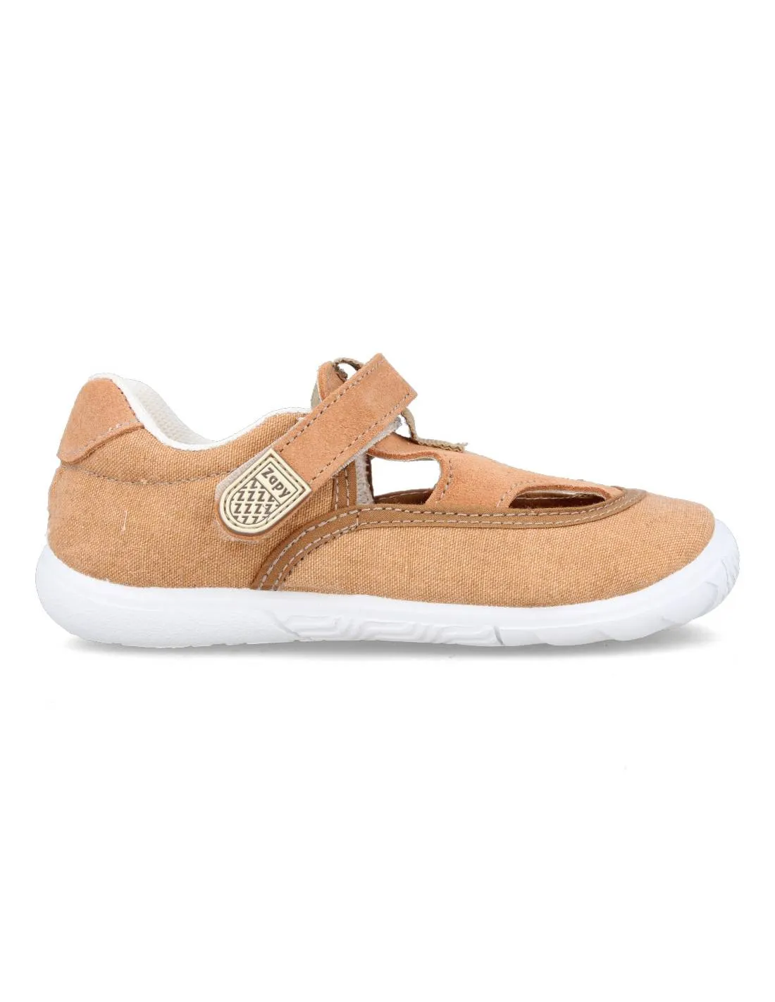 ZAPY  SANDALIA COMBINADA VELCRO CUERO