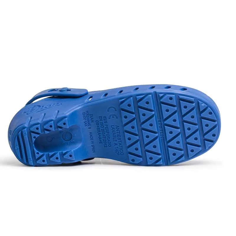 ZUECO SANITARIO ESTERILIZABLE 02/S AZUL  DIAN
