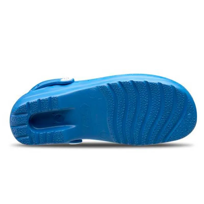 ZUECO SANITARIO FLOTANTES GRUYERE AZUL ELéCTRICO  FELIZ CAMINAR